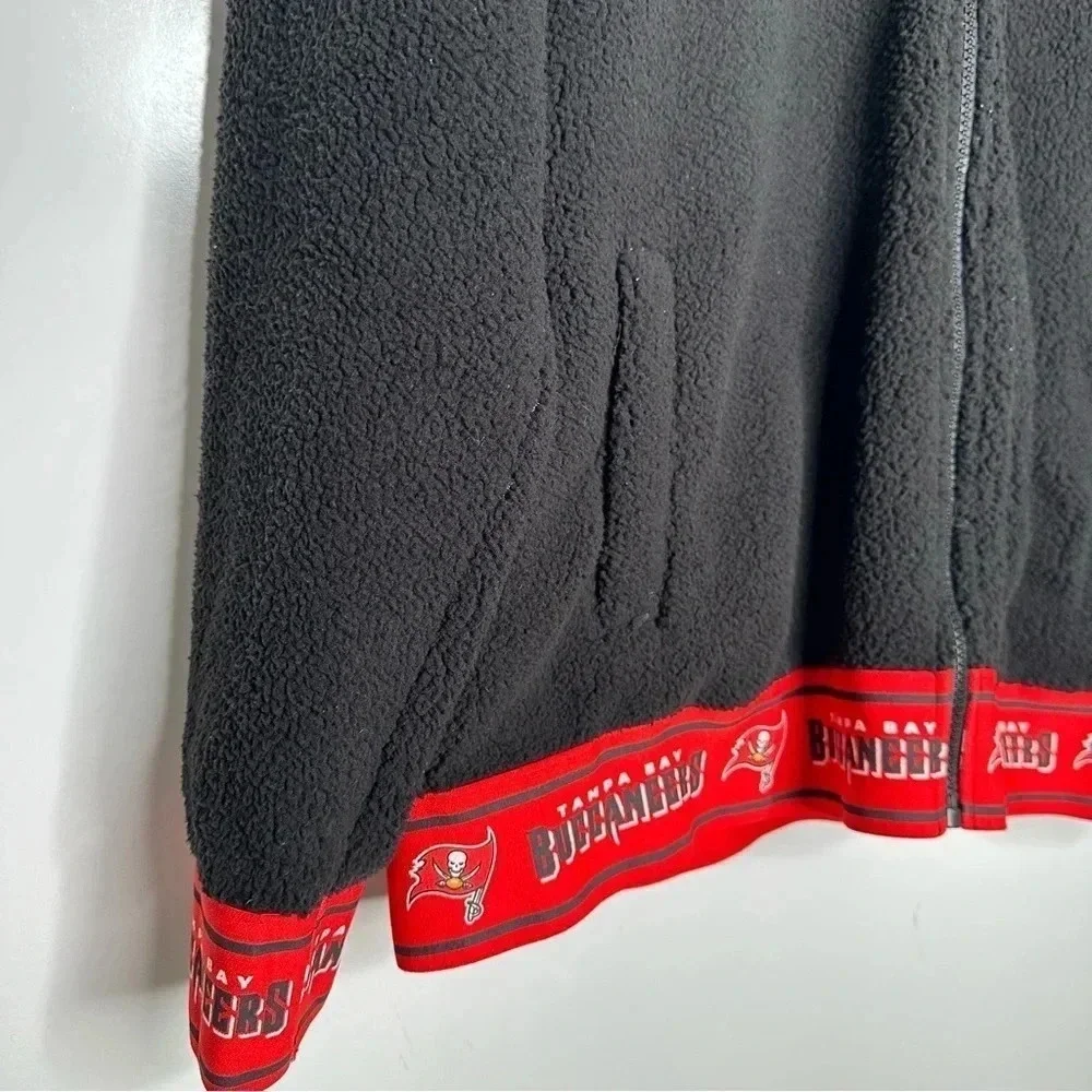 Ultra Game NFL Tampa Bay Buccaneers Zip Up Sherpa Jacket Size XL